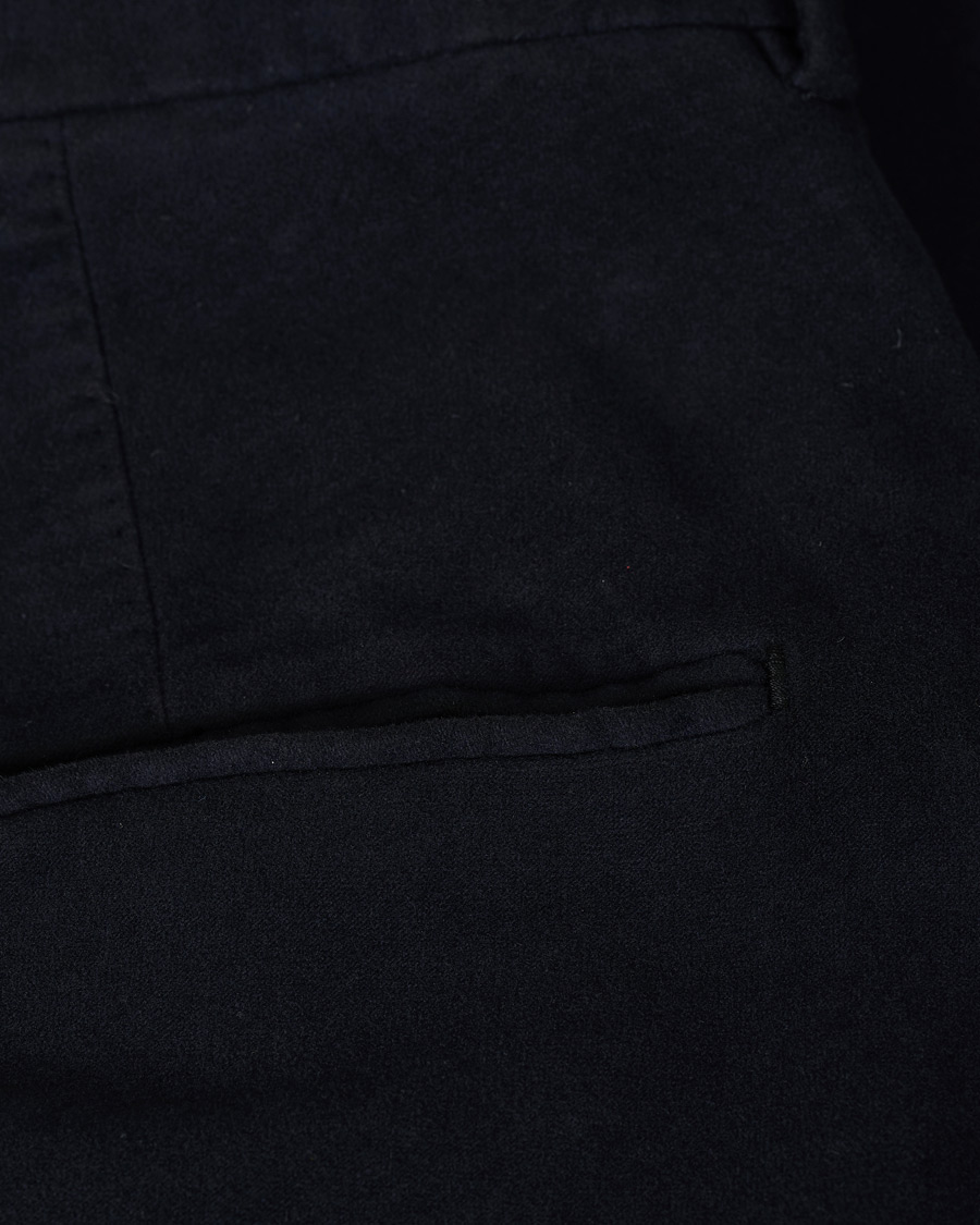 Herre | Bukser | Oscar Jacobson | Denz Moleskin Trousers Navy
