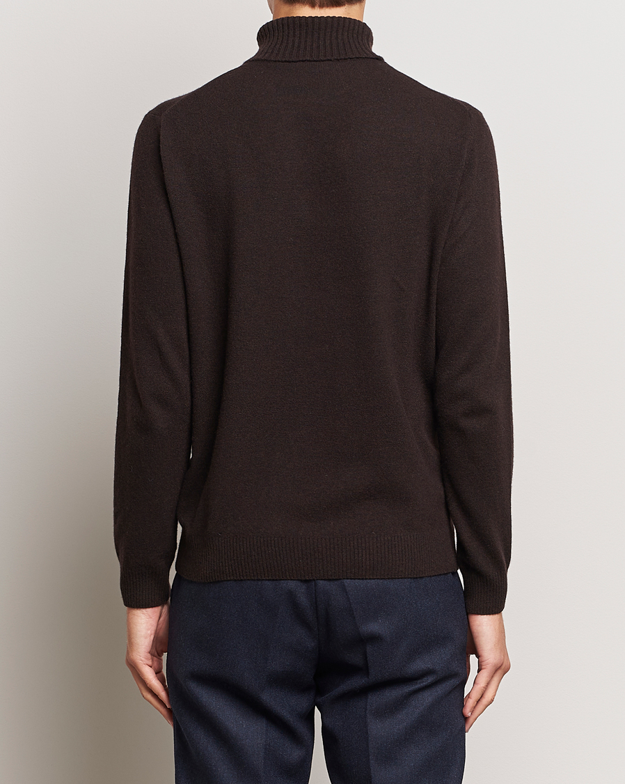 Herre | Gensere | Oscar Jacobson | Salim Wool/Cashmere Rollneck Brown