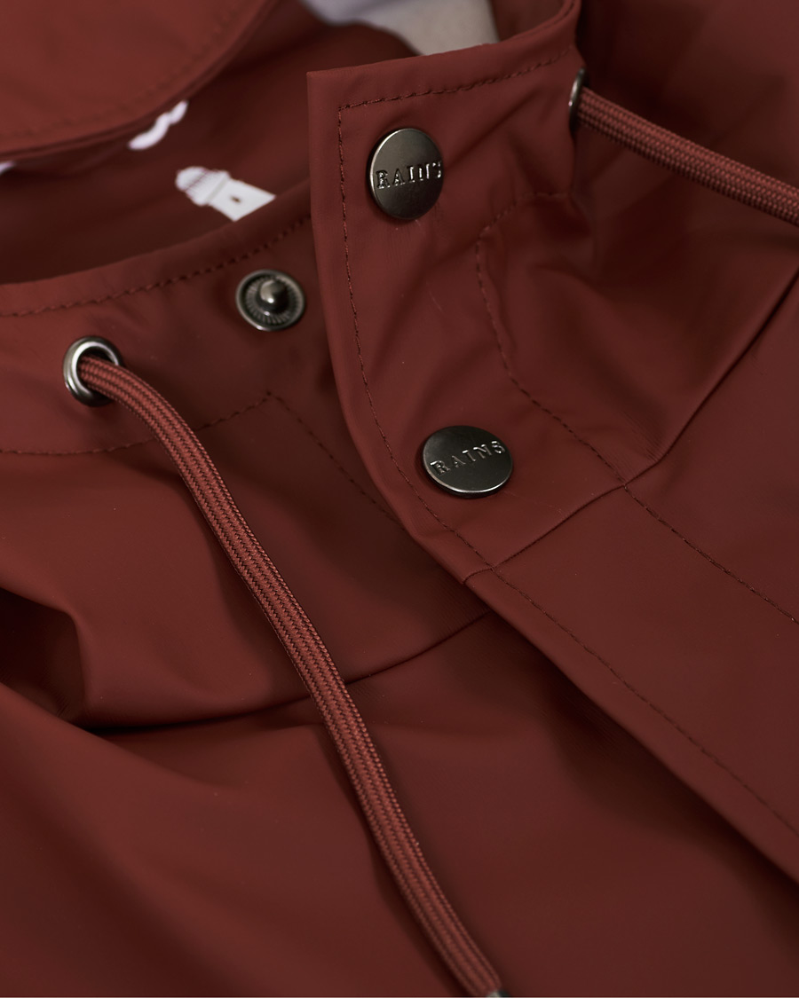 Herre | Jakker | RAINS | Long Jacket Maroon