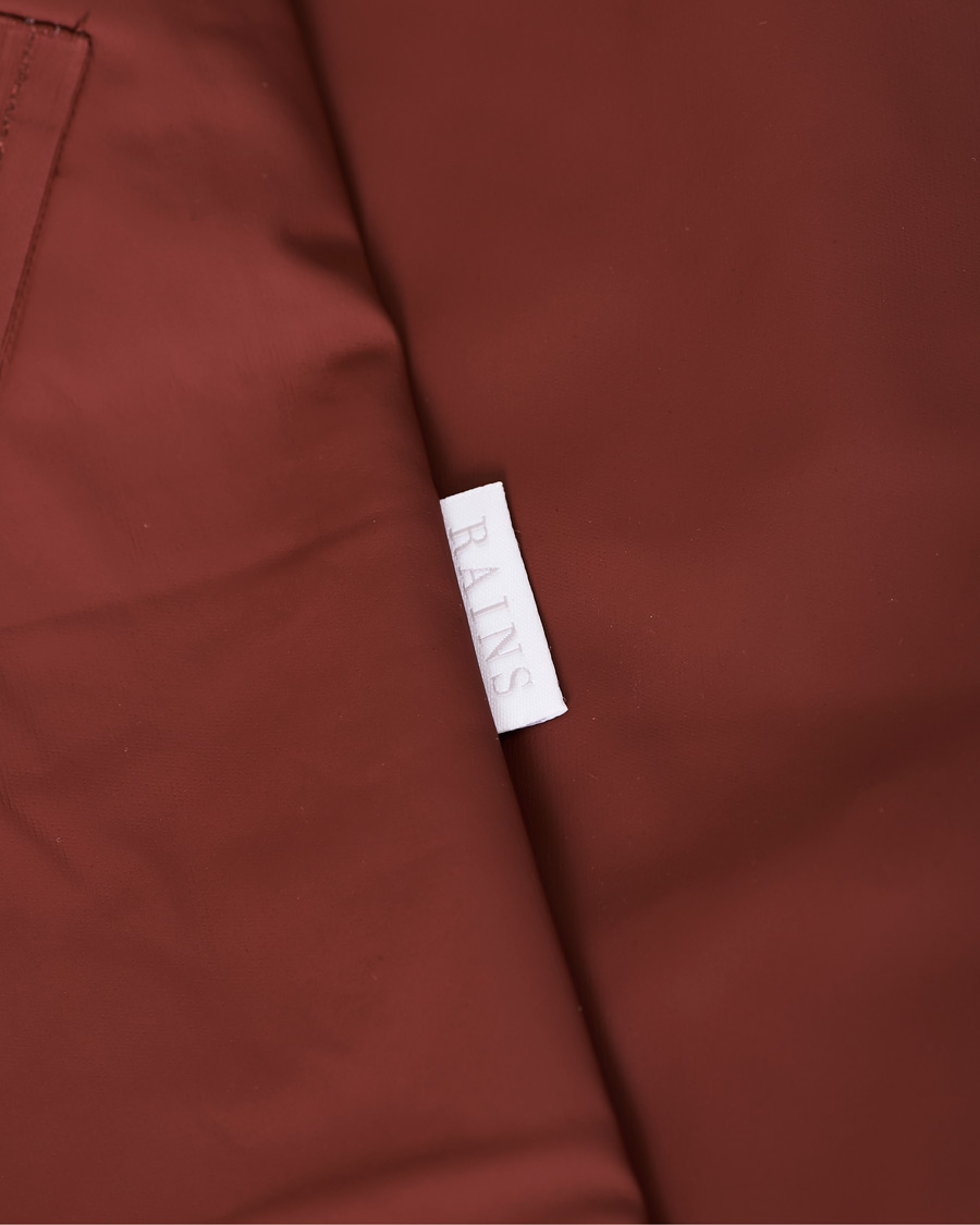 Herre | Jakker | RAINS | Long Jacket Maroon