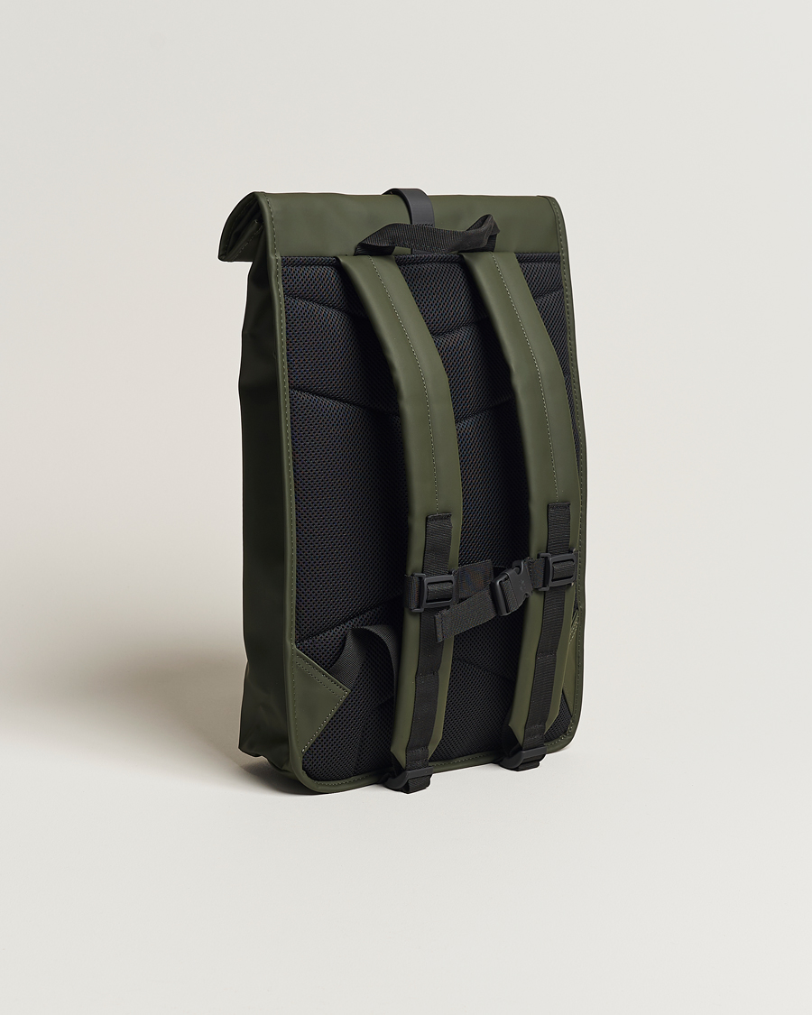 Herre | RAINS Rolltop Rucksack Green | RAINS | Rolltop Rucksack Green
