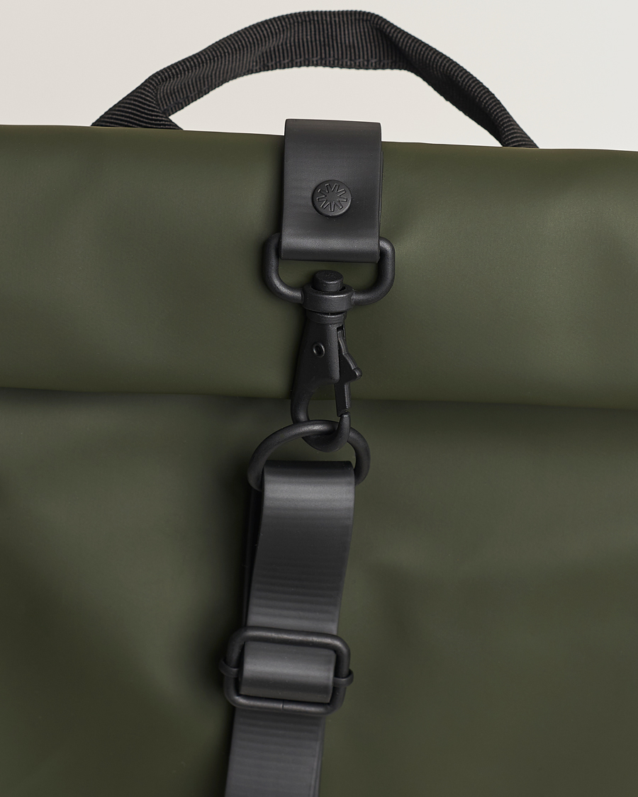 Herre | RAINS Rolltop Rucksack Green | RAINS | Rolltop Rucksack Green