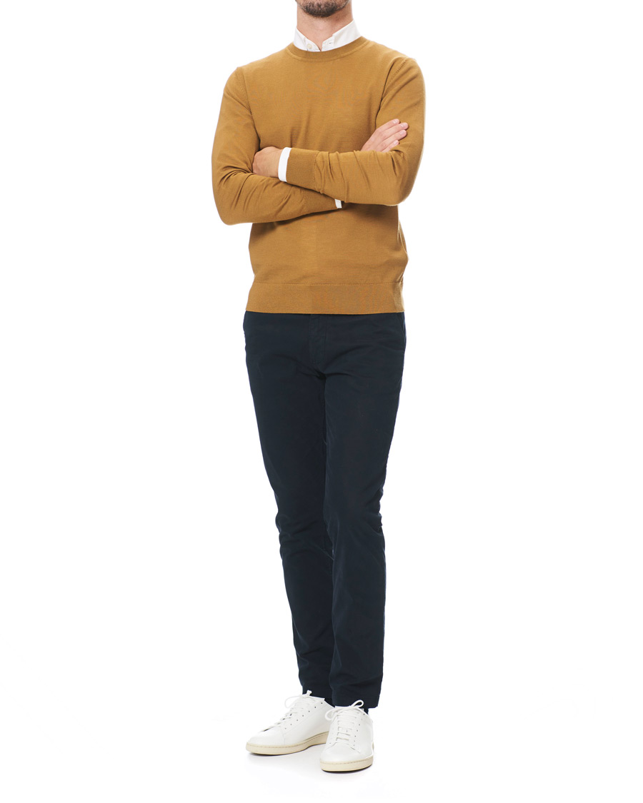 Herre | Gensere | Samsøe Samsøe | Samsøe & Samsøe Flemming Superfine Merino Wool Crew Neck Cumin
