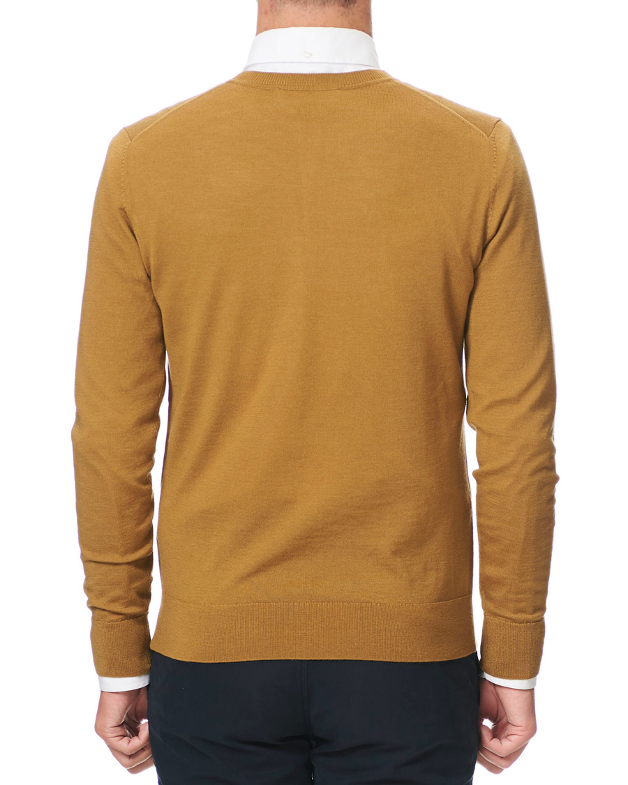 Herre | Gensere | Samsøe Samsøe | Samsøe & Samsøe Flemming Superfine Merino Wool Crew Neck Cumin