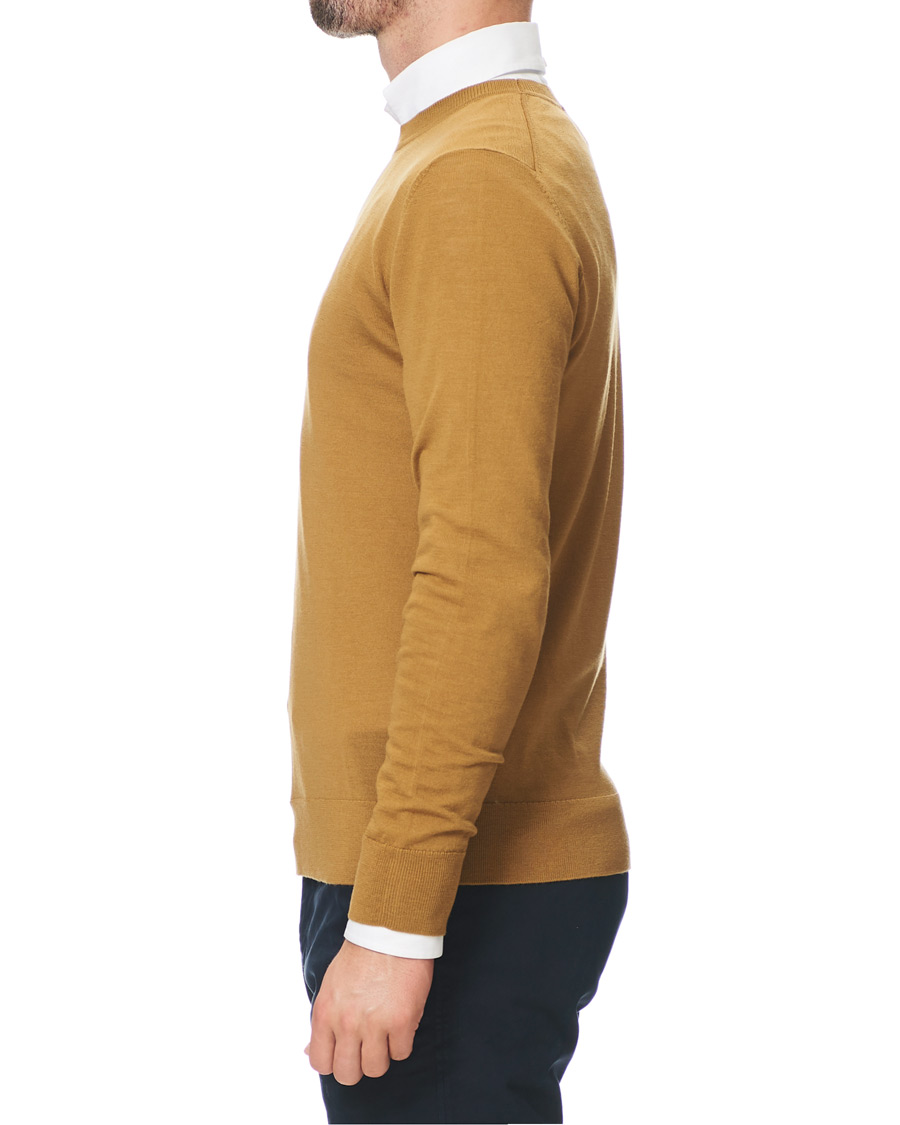 Herre | Gensere | Samsøe Samsøe | Samsøe & Samsøe Flemming Superfine Merino Wool Crew Neck Cumin