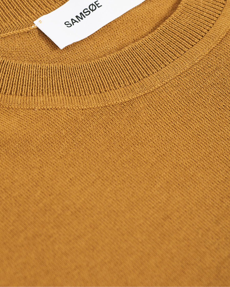 Herre | Gensere | Samsøe Samsøe | Samsøe & Samsøe Flemming Superfine Merino Wool Crew Neck Cumin