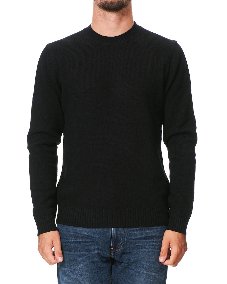 Herre | Gensere | Samsøe Samsøe | Samsøe & Samsøe Sylli Wool Crew Neck Black