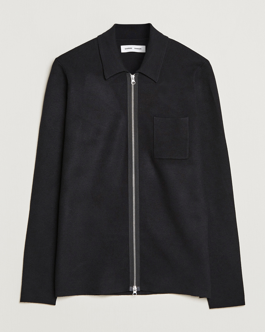 Herre | Gensere | Samsøe Samsøe | Guna Full Zip Black