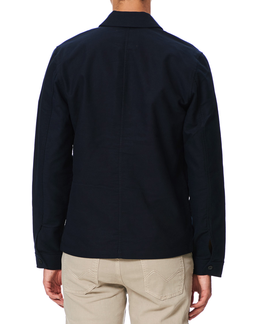 Herre | Skjorter | Samsøe Samsøe | Samsøe & Samsøe Cotton Worker Jacket Sky Captain