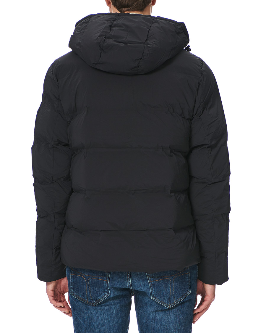 Herre | Jakker | Tommy Hilfiger | Hooded Stretch Bomber Jacket Black