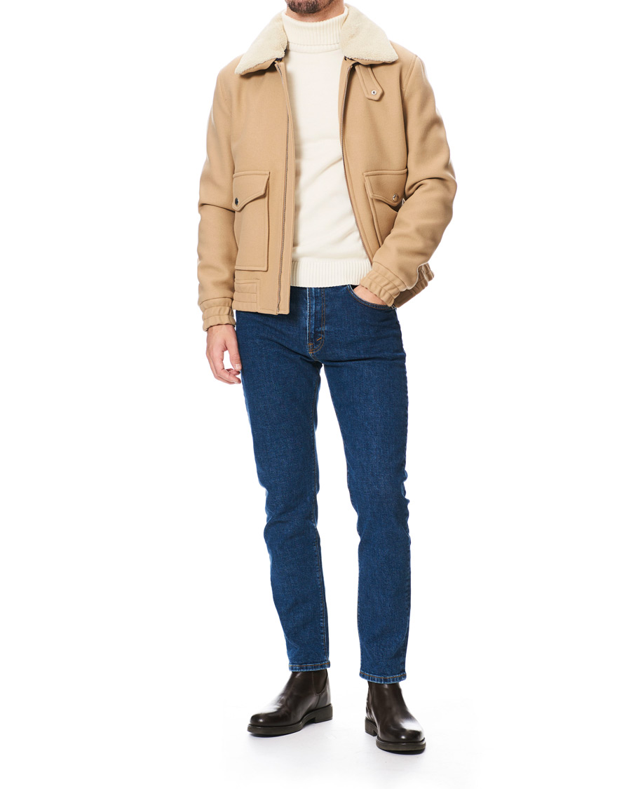 Herre | Jakker | Tommy Hilfiger | Shearling Collar Flight Jacket Classic Camel