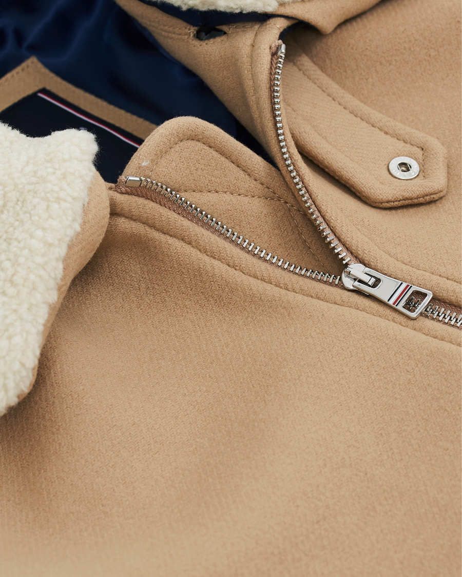 Herre | Jakker | Tommy Hilfiger | Shearling Collar Flight Jacket Classic Camel