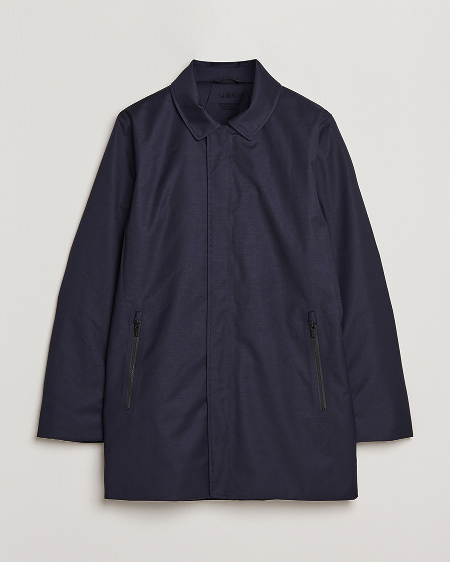 Herre | Jakker | UBR | Regulator Coat Savile Dark Navy Wool