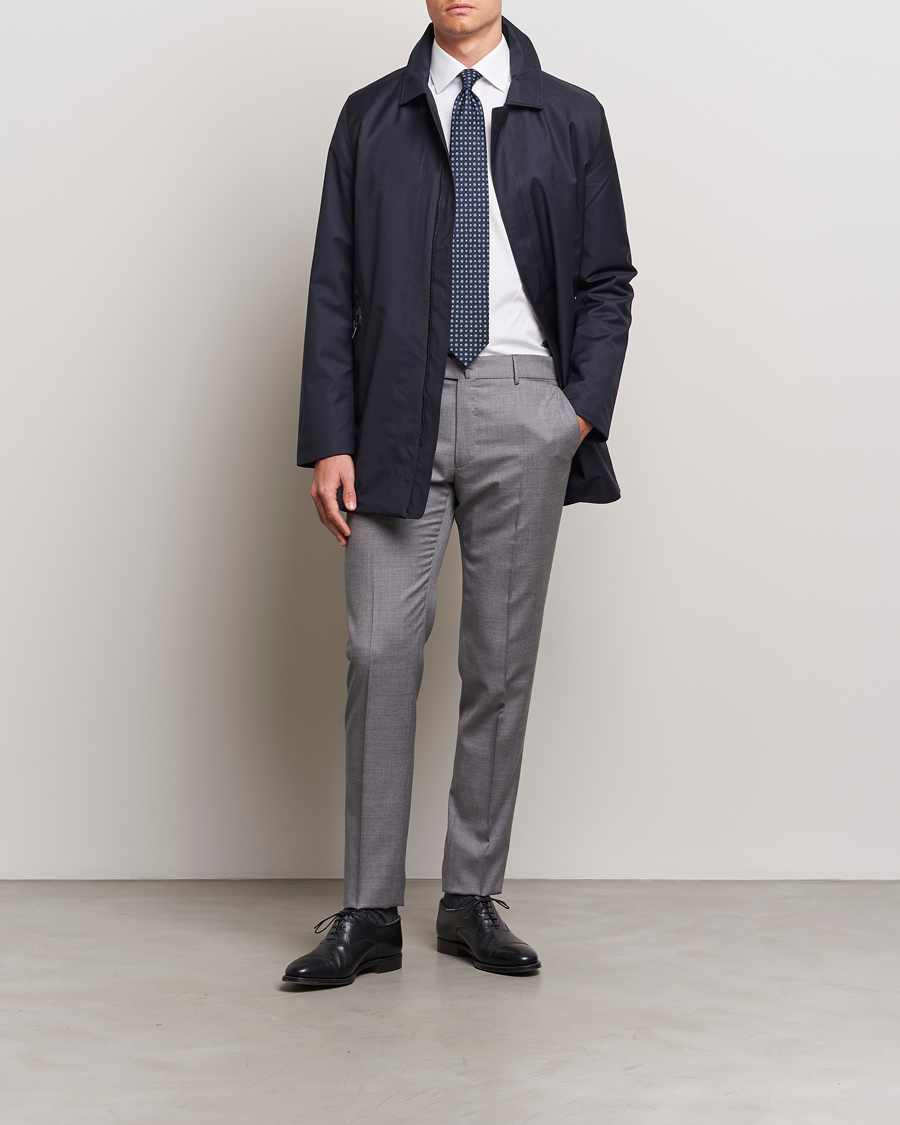 Herre | Jakker | UBR | Regulator Coat Savile Dark Navy Wool