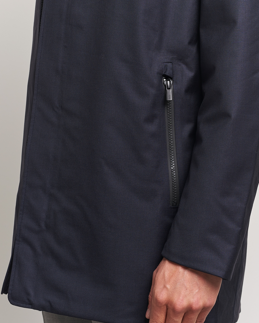 Herre | Jakker | UBR | Regulator Coat Savile Dark Navy Wool