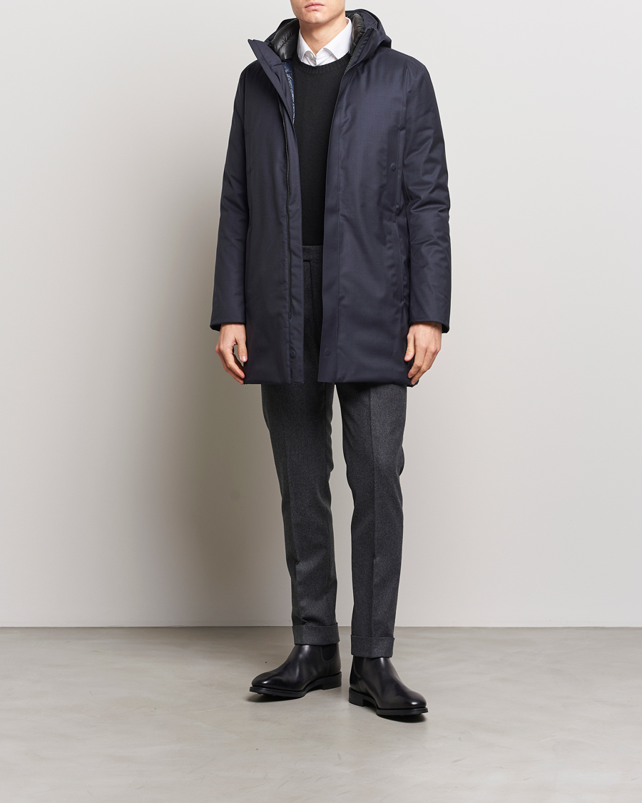 Herre | Jakker | UBR | Redox Parka Savile X Dark Navy Wool