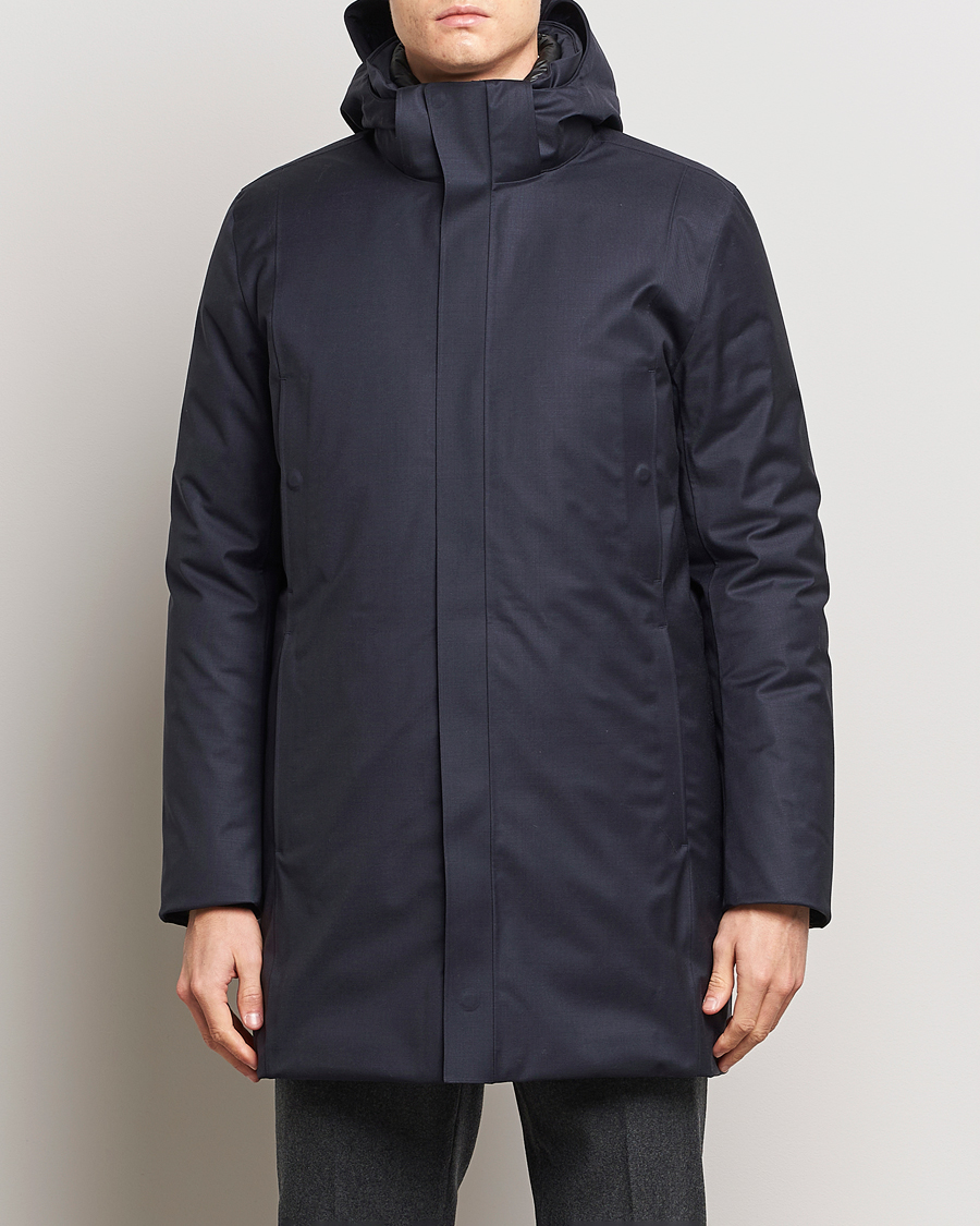 Herre | UBR | UBR | Redox Parka Savile X Dark Navy Wool