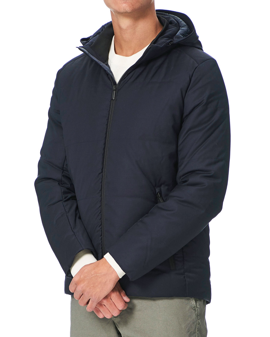 Herre | Jakker | UBR | Oxygen Down Savile Jacket Dark Navy Wool