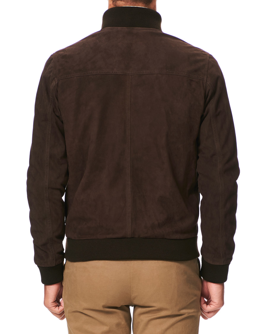 Herre | Jakker | Valstar | Valstarino Suede Jacket Dark Brown