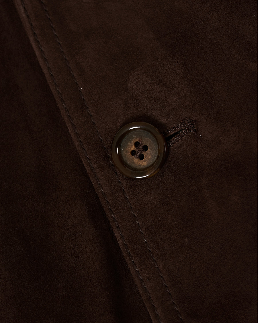 Herre | Jakker | Valstar | Valstarino Suede Jacket Dark Brown