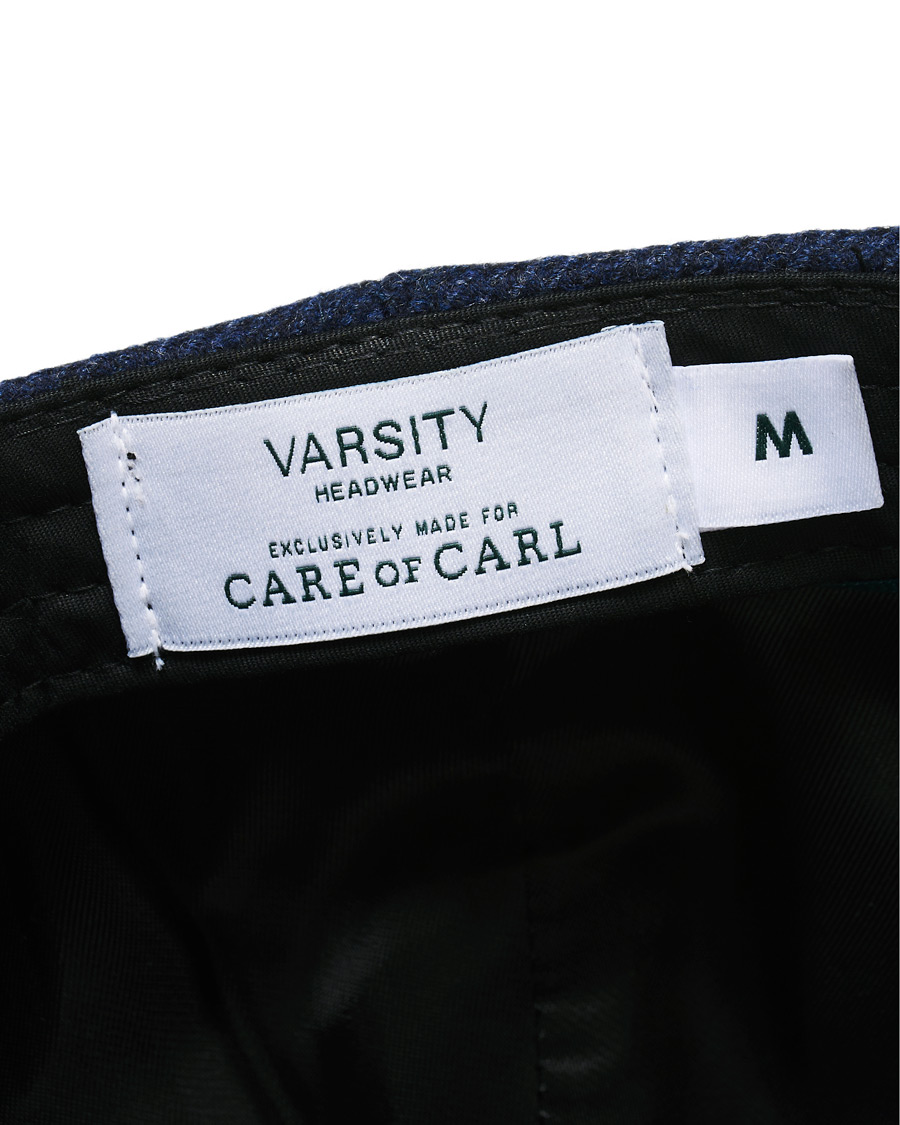 Herre | Varsity Headwear Loro Piana Cashmere Baseball Cap Navy | Varsity Headwear | Loro Piana Cashmere Baseball Cap Navy