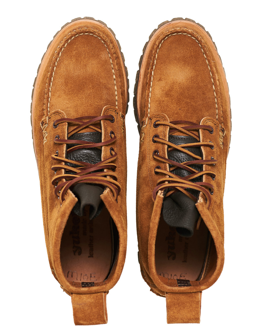 Herre | Yuketen Cortina Sole Angler Boots Khaki Suede | Yuketen | Cortina Sole Angler Boots Khaki Suede