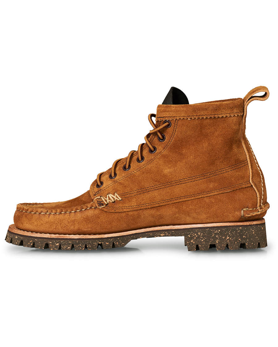 Herre | Yuketen Cortina Sole Angler Boots Khaki Suede | Yuketen | Cortina Sole Angler Boots Khaki Suede