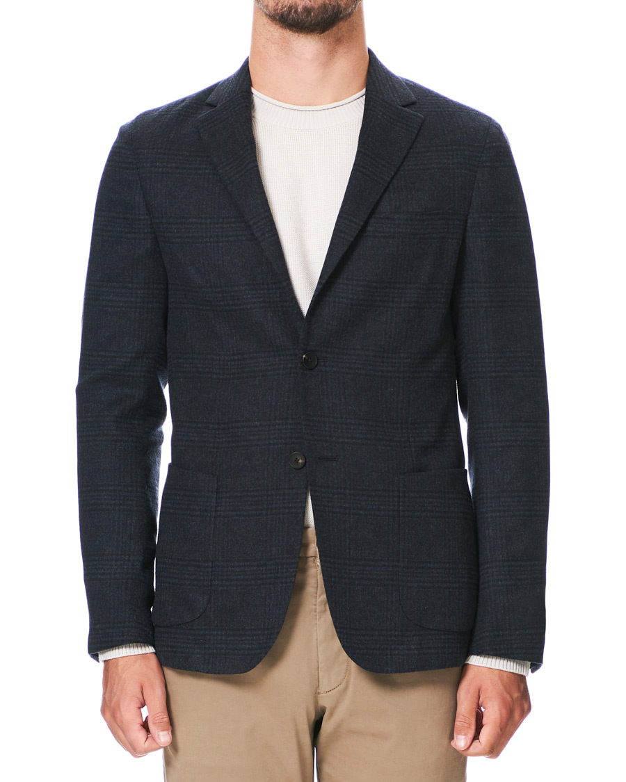 Herre | Dressjakker | Z Zegna | Deconstructed Wool Blazer Navy Blue