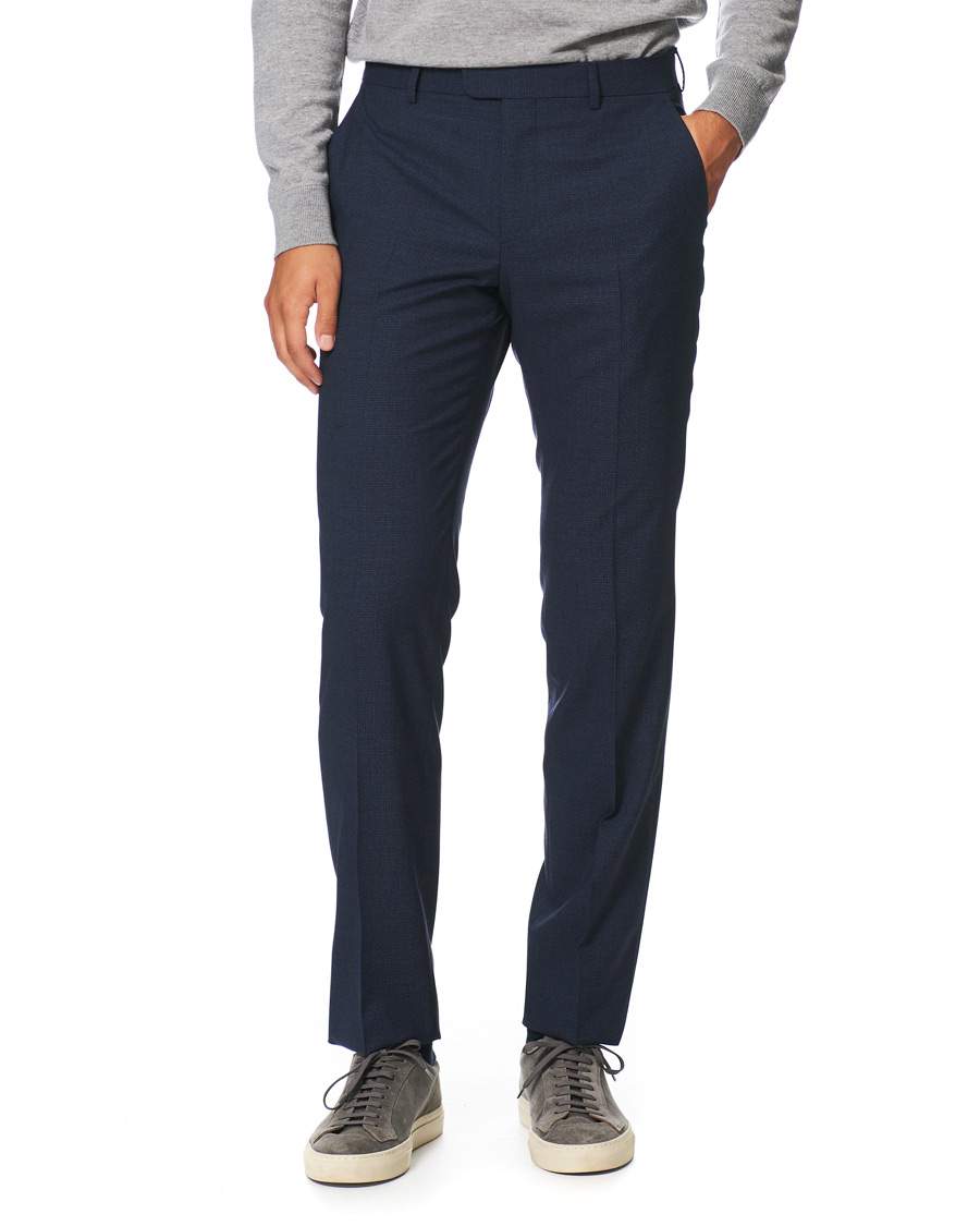 Herre | Dresser | Z Zegna | Slim Fit Tropical Wool Suit Navy Blue