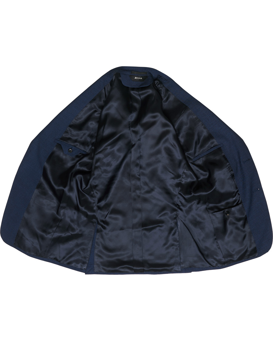 Herre | Dresser | Z Zegna | Slim Fit Tropical Wool Suit Navy Blue