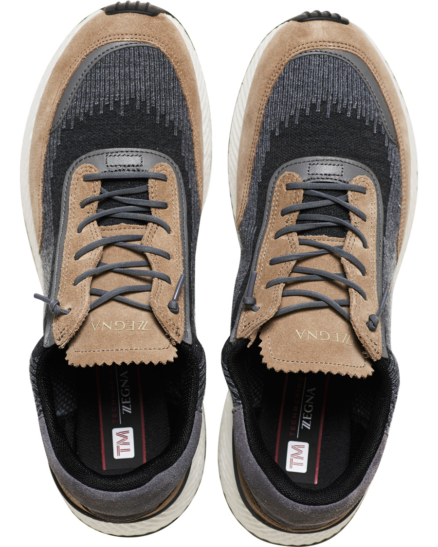 Herre | Z Zegna Piuma Running Sneaker Grey | Z Zegna | Piuma Running Sneaker Grey