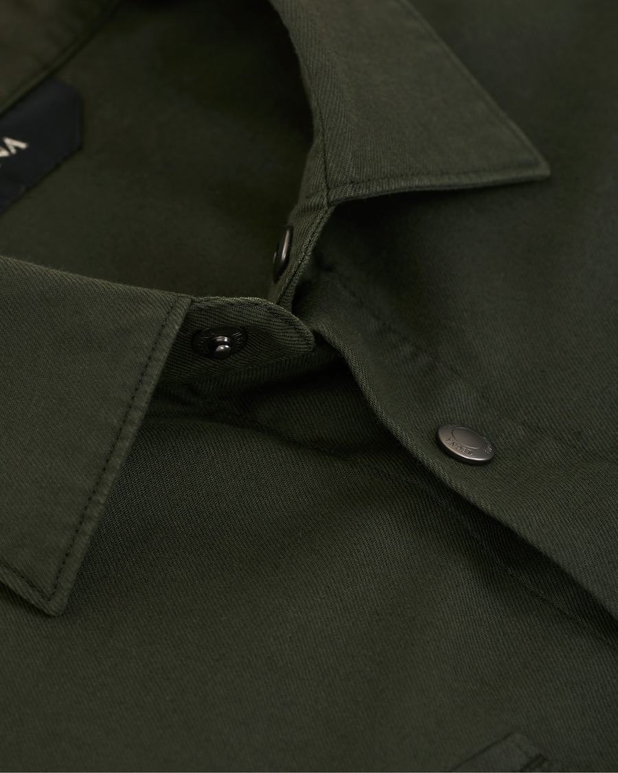 Herre | Skjorter | Z Zegna | Soft Tencel Overshirt Green
