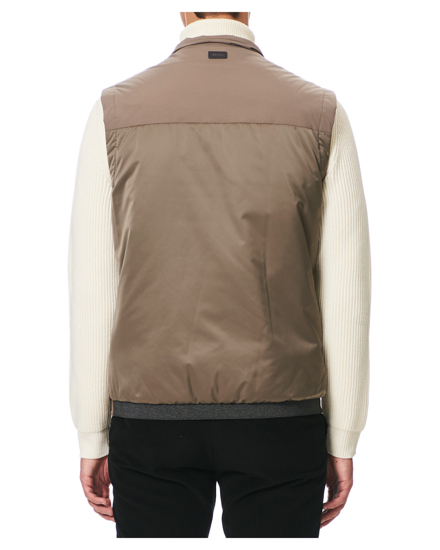 Herre | Jakker | Z Zegna | Stretch Nylon Vest Light Grey