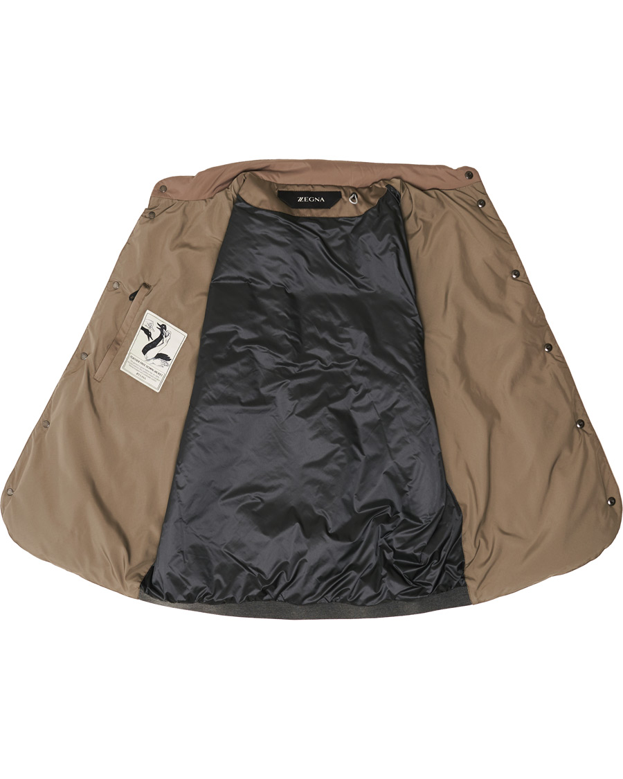 Herre | Jakker | Z Zegna | Stretch Nylon Vest Light Grey