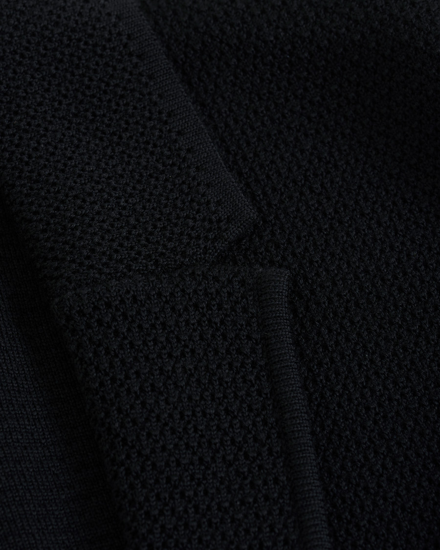 Herre | Dressjakker | Z Zegna | Deconstructed Knitted Blazer Navy Blue
