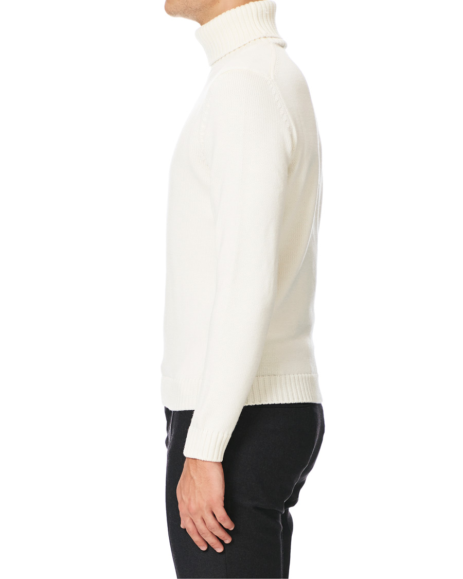 Herre | Gensere | Zanone | Virgin Merino Wool Rollneck Latte