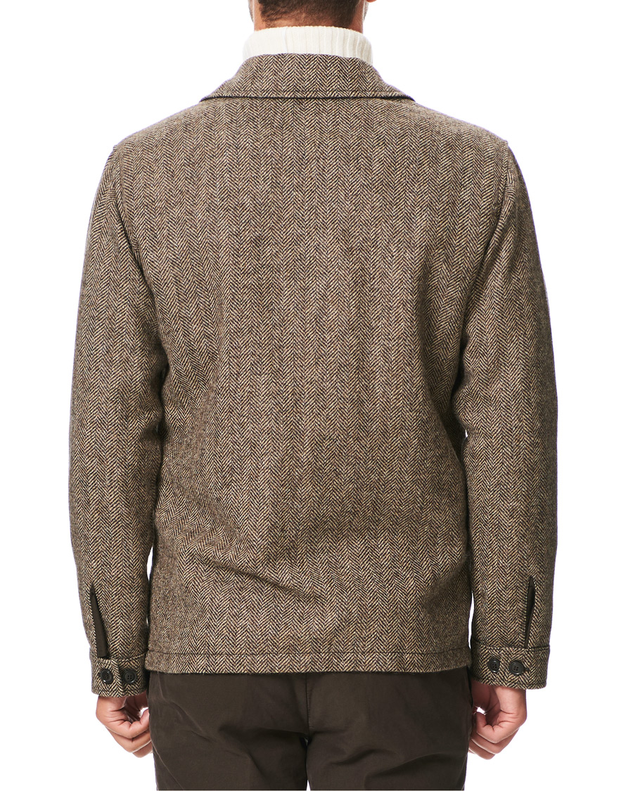 Herre | Jakker | Aspesi | Tigre Tweed Jacket Grey Herringbone