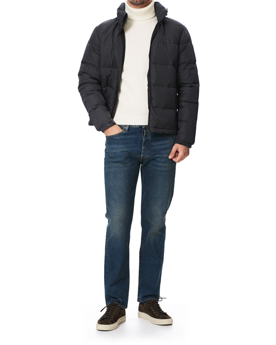 Herre | Jakker | Aspesi | Short Down Jacket Dark Grey