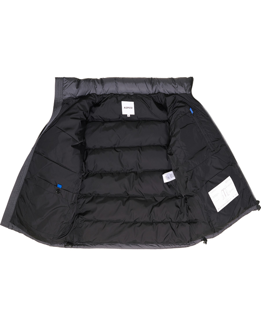 Herre | Jakker | Aspesi | Short Down Jacket Dark Grey