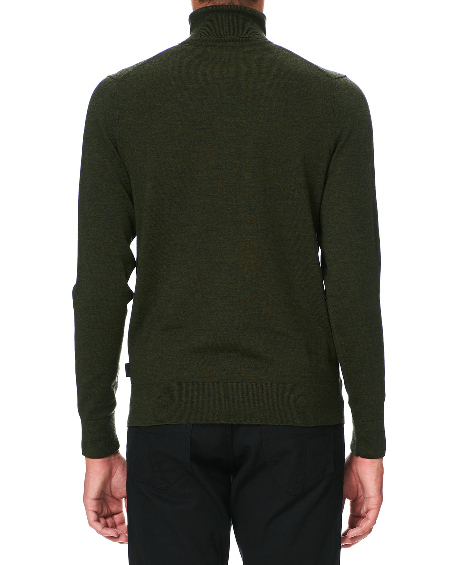Herre | Gensere | Calvin Klein | Superior Wool Rollneck Dark Olive