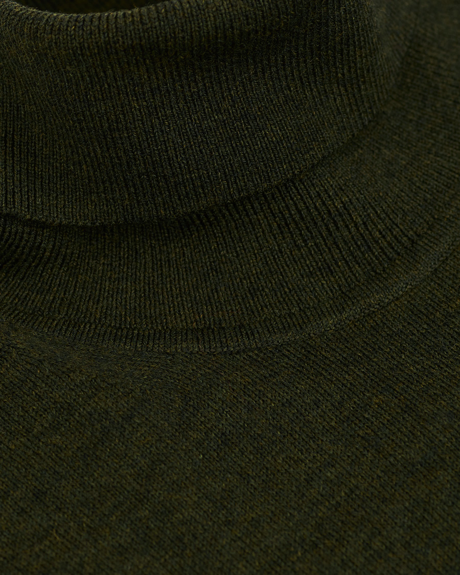 Herre | Gensere | Calvin Klein | Superior Wool Rollneck Dark Olive