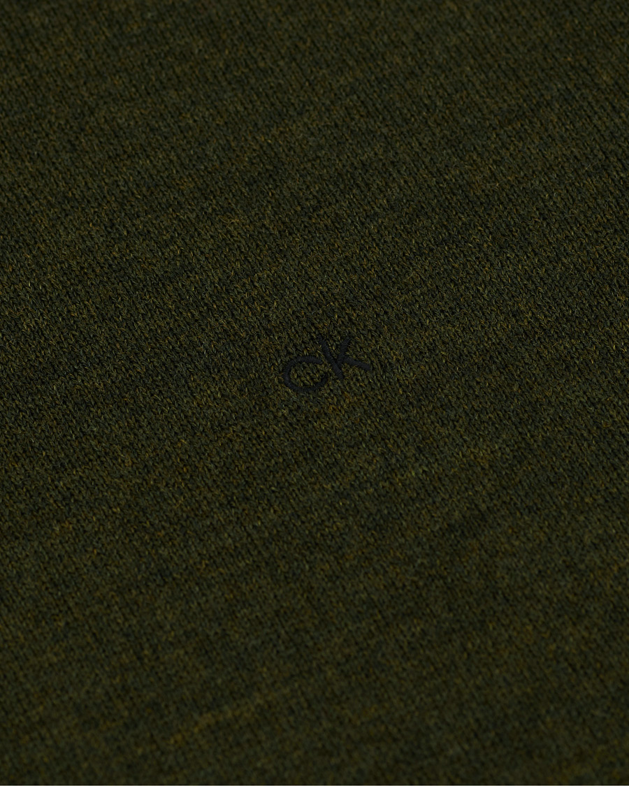 Herre | Gensere | Calvin Klein | Superior Wool Rollneck Dark Olive