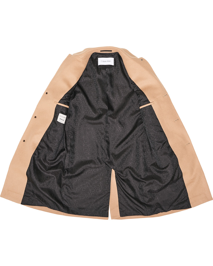 Herre | Jakker | Calvin Klein | Wool/Cashmere Coat Camel
