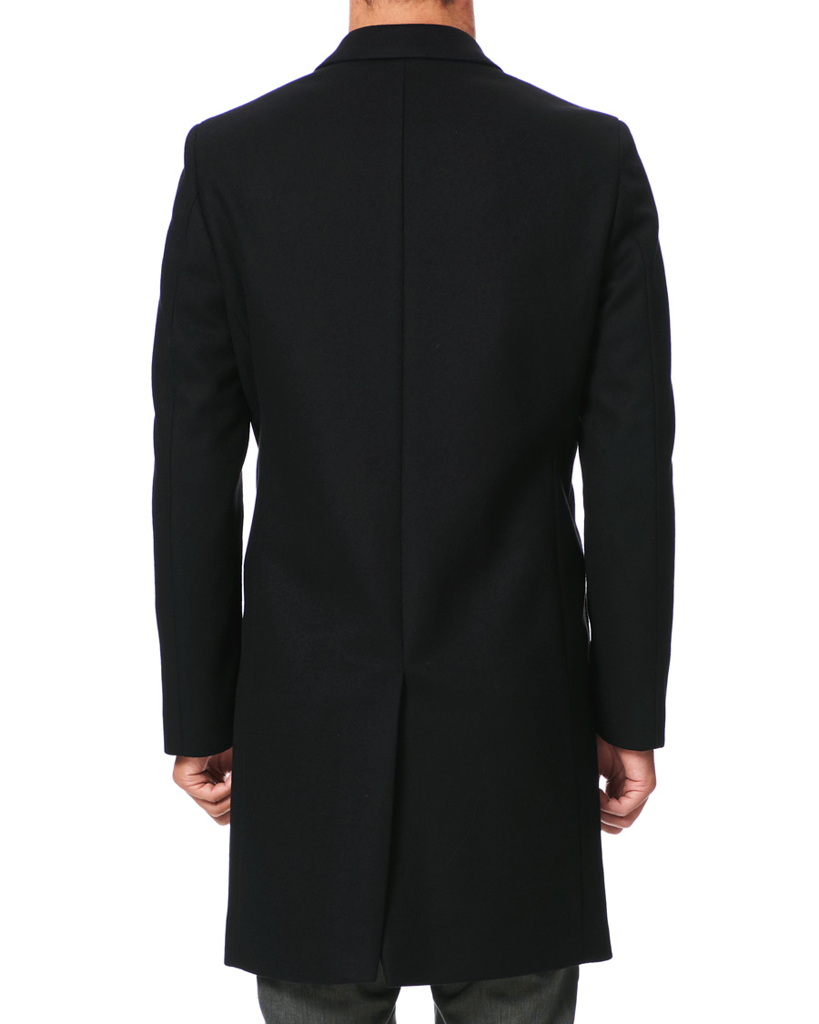 Herre | Jakker | Calvin Klein | Wool/Cashmere Coat Black