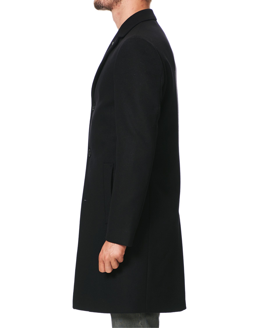 Herre | Jakker | Calvin Klein | Wool/Cashmere Coat Black