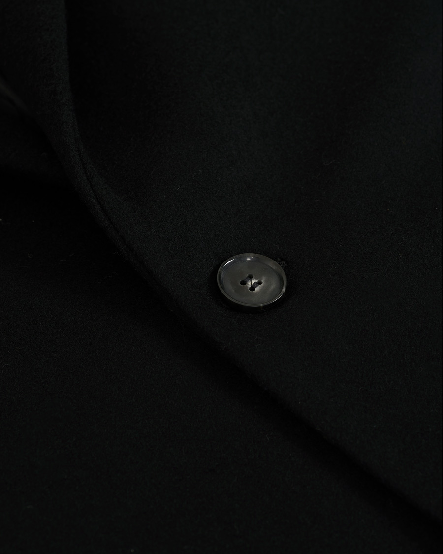 Herre | Jakker | Calvin Klein | Wool/Cashmere Coat Black