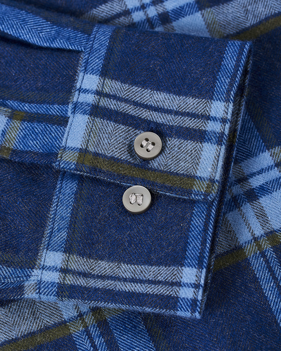 Herre | Skjorter | Calvin Klein | Slim Fit Soft Touch Check Shirt Blue
