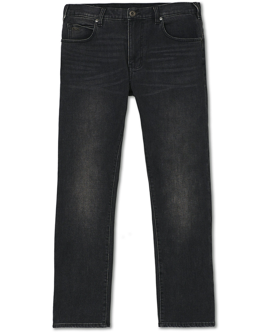 Herre | Jeans | Emporio Armani | Regular Fit Jeans Washed Black