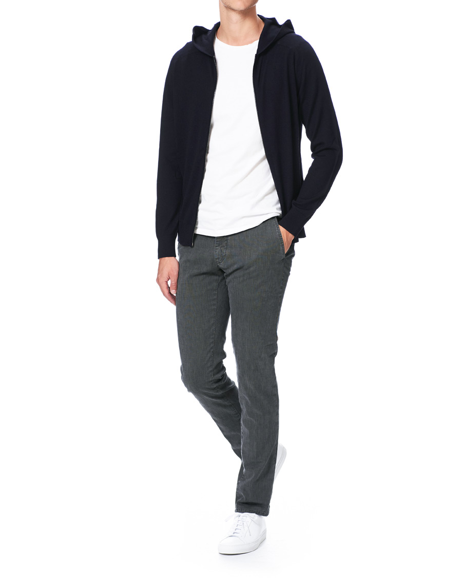 Herre | Gensere | Emporio Armani | Travel Collection Full Zip Hoodie Navy