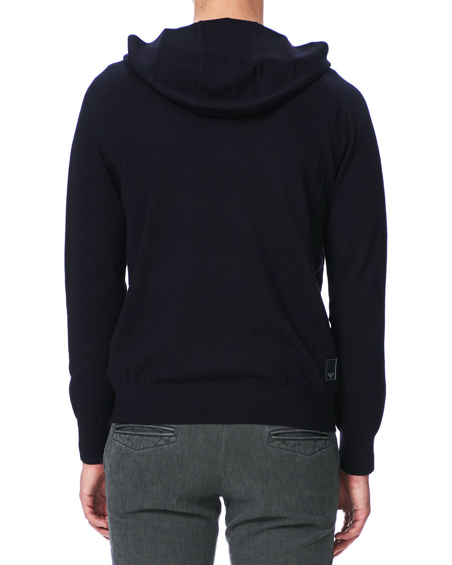 Herre | Gensere | Emporio Armani | Travel Collection Full Zip Hoodie Navy